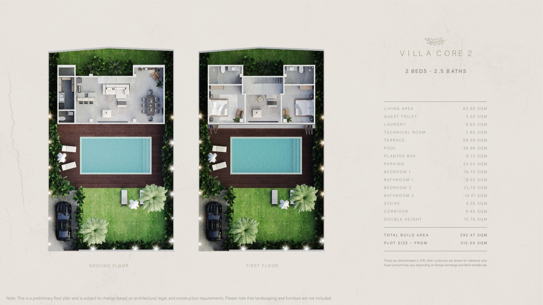 Villa CORE 2 floor plan