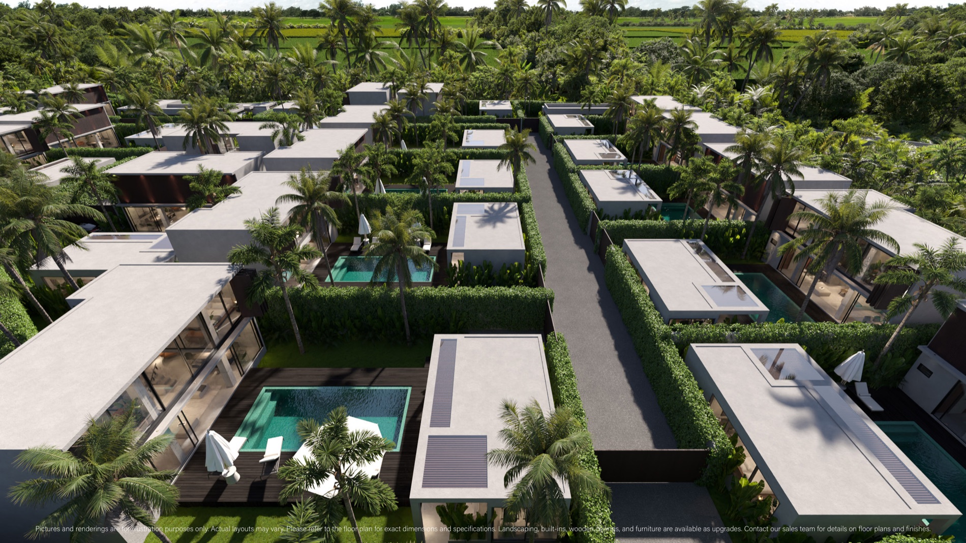 CORE Villas aerial community render