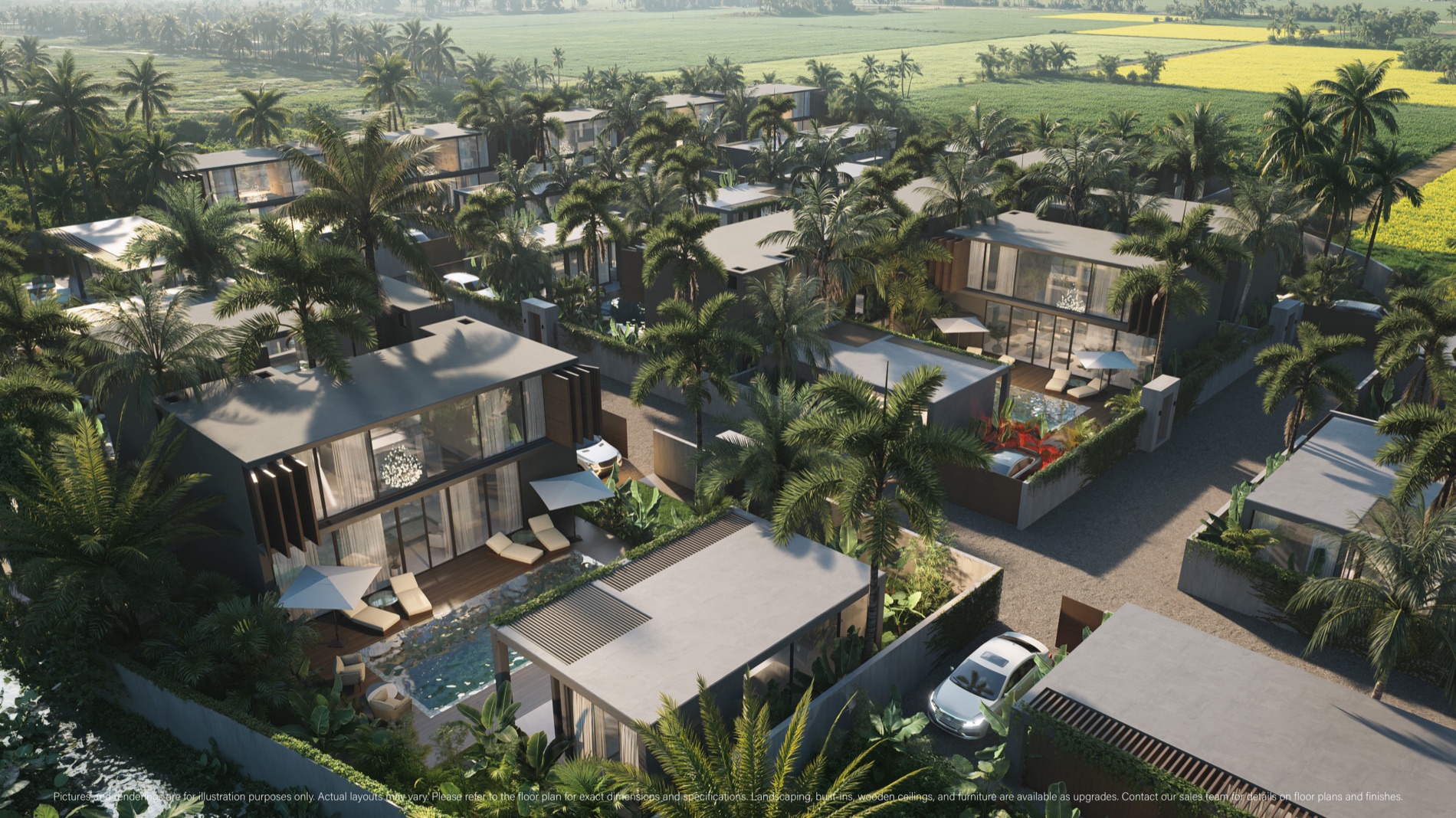 CORE Villas aerial community render